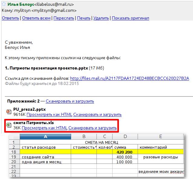 Илья Белоус - смета за патриотизм